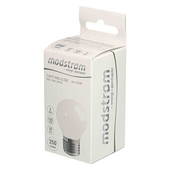 Led filament - hvid krone pære e27 med 250 lumen - (svarer til 25w)
