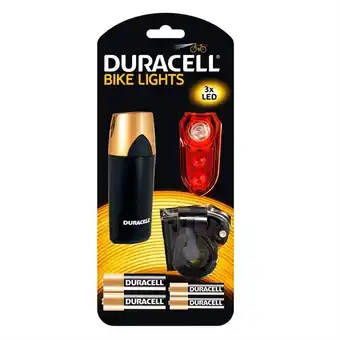 Modström Duracell cykellygtesæt - forlygte og baglygte tilbud