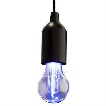 Pull light lampe med farveskiftende led pære sort