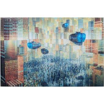 Kare 3d future city galleri, 150x100cm tilbud