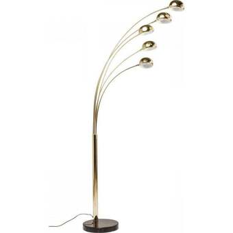 Five fingers gulvlampe, messing