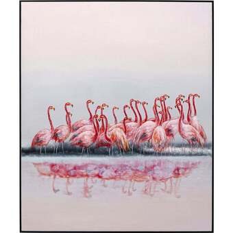 Kare Dating flamingos, billede i ramme tilbud