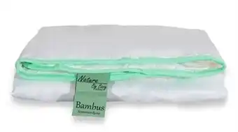 Home-tex Sommerdyne - bambus dyne - 150x210 cm - dyne med bambus - nature by borg tilbud