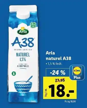 Lidl Arla naturel a38 tilbud