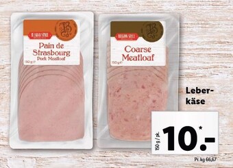 Lidl Leberkäse tilbud