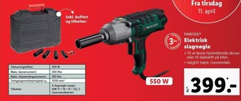 Lidl Elektrisk slagnøgle tilbud