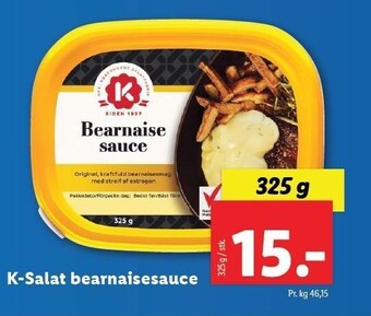 Lidl K-salat bearnaisesauce tilbud