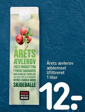 Årets ævlerov æblemost ufiltreret