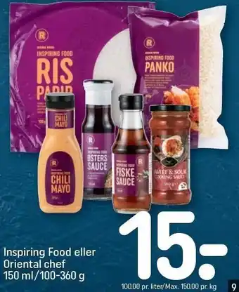 REMA 1000 Inspiring food eller oriental chef tilbud