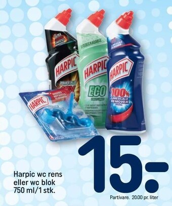 Harpic wc rens eller wc blok
