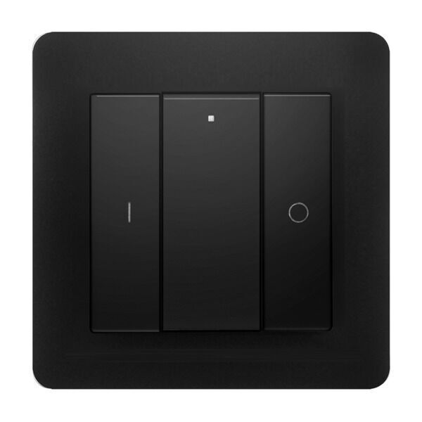 Punkt1 Heatit z-push-knap 2 sort tilbud