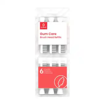 Oclean gum care udskiftningsbørstehoveder 6 stk, hvid