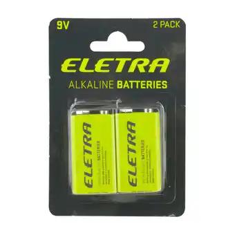 Eletra batterier alk 9v 2 pak