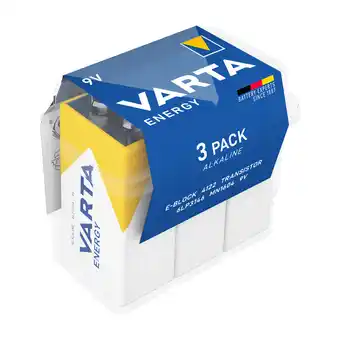 Punkt1 Varta energy alkaline 9v, 3 styk tilbud
