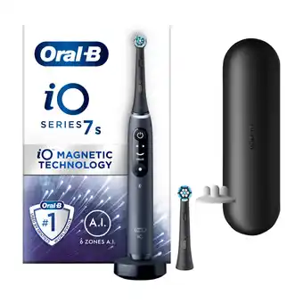 Punkt1 Oral-b io series 7s elektrisk tandbørste, black onyx tilbud