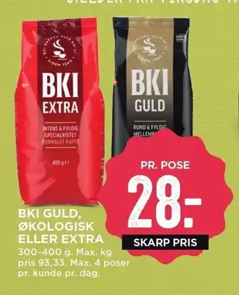 MENY Bki guld økologisk el. extra tilbud