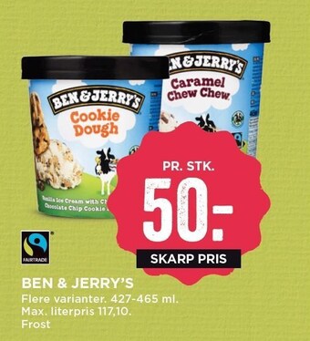 MENY Ben & jerry's tilbud