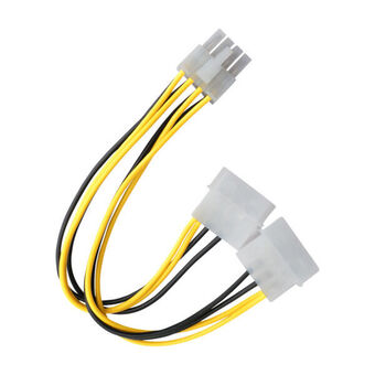 Expert Eletra pwm fan 3pin 1to2 10cm y-kabel gul/sort tilbud