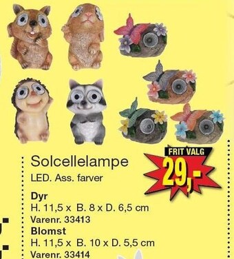Harald Nyborg Solcellelampe tilbud