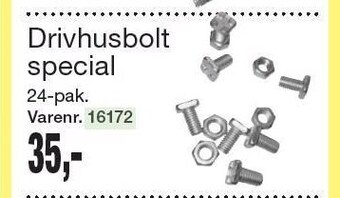 Harald Nyborg Drivhusbolt special tilbud