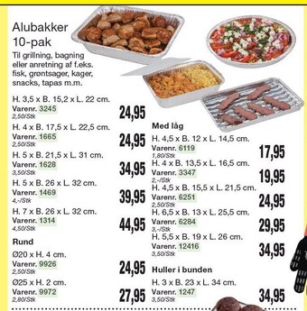 Harald Nyborg Alubakker 10-pak tilbud