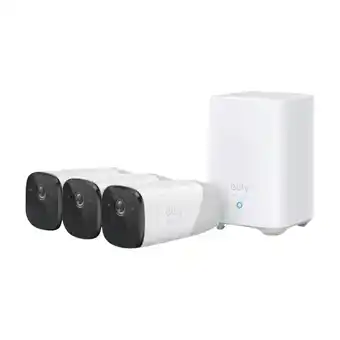 Eufycam 2 pro sikkerhedssystem med 3 kameraer