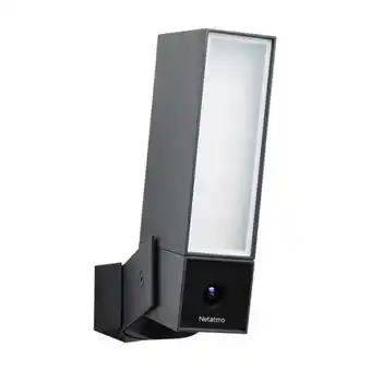 Netatmo smart overvågningskamera med sirene udendørs