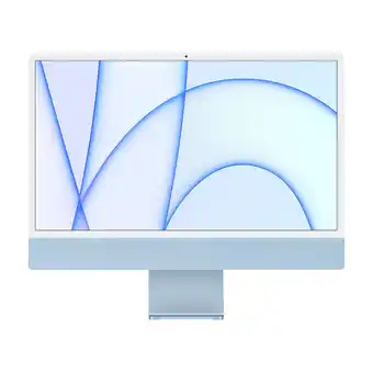 Apple imac 24 (2021) 256 gb mjv93dk/a blå stationær computer