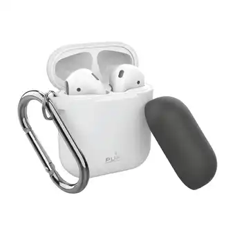 Puro silikonecover airpods bærekrog hvid