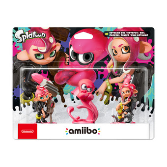 Expert Amiibo octoling girl, boy, octopus 3pk tilbud