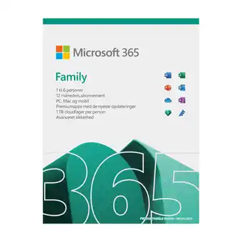 Microsoft 365 family software