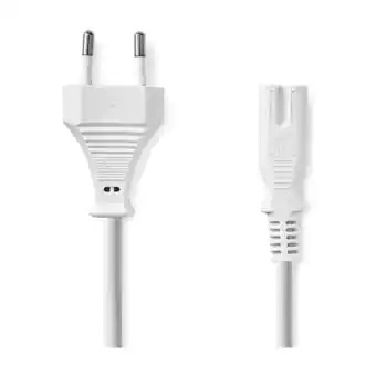 Expert Nedis euro plug c7 2m hvid tilbud