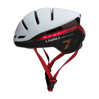 Expert Livall evo21 smart hjelm medium hvid tilbud