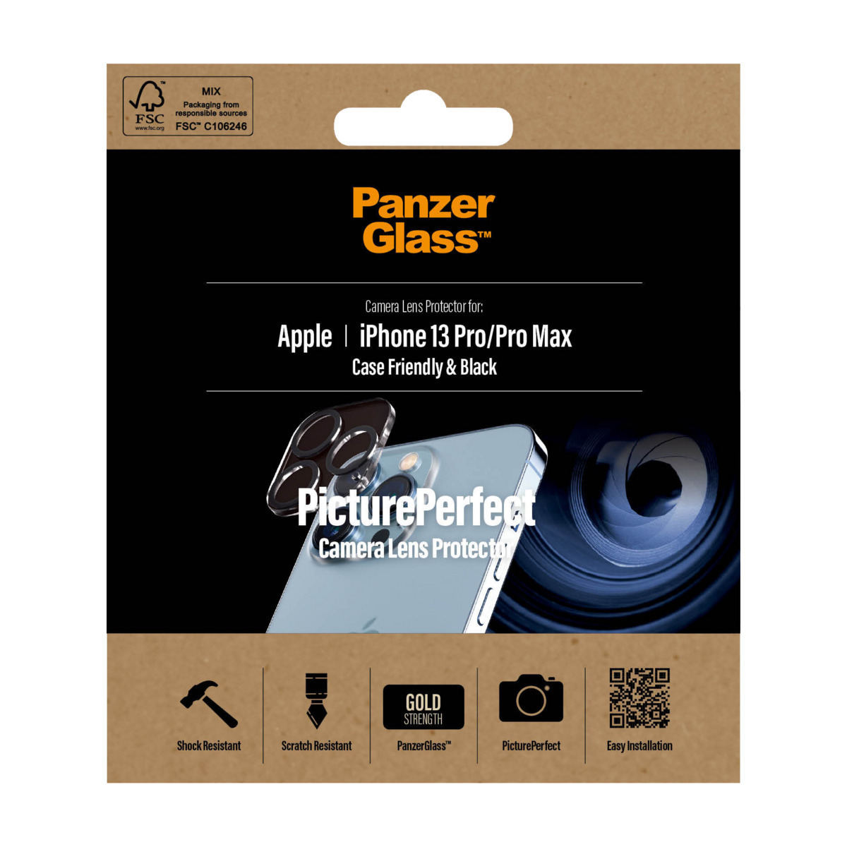 Expert Panzerglass iphone 13 pro/pro max kamerabeskytter tilbud