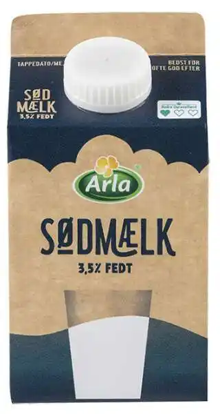 REMA 1000 Sødmælk 3,5%, 0.5 l tilbud
