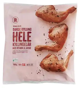 REMA 1000 Hele kyllingelår, 1500 g tilbud