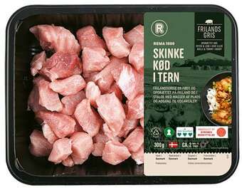 Rema 1000 Skinke i tern, 300 g tilbud
