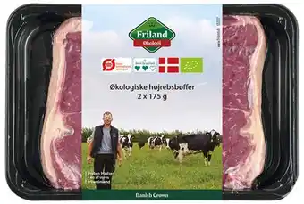 REMA 1000 Friland øko højrebsbøffer, 350 g tilbud