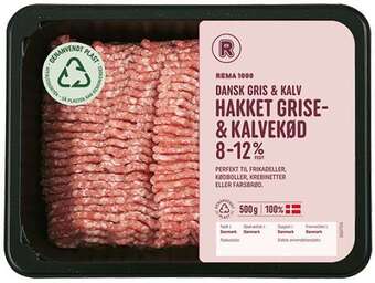 Hk. gris & kalv 8-12%, 500 g