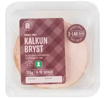 REMA 1000 Kalkunbryst, 120 g tilbud