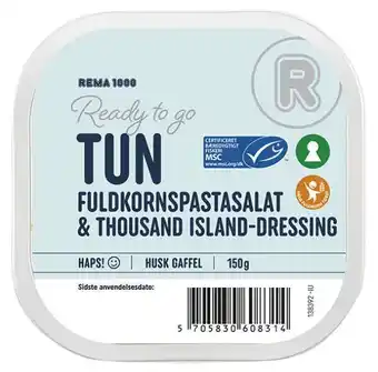 REMA 1000 Fuldk. pastasalat, 150 g tilbud