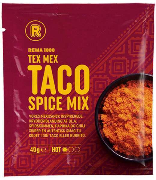 Taco spice mix, 40 g tilbud hos Rema 1000