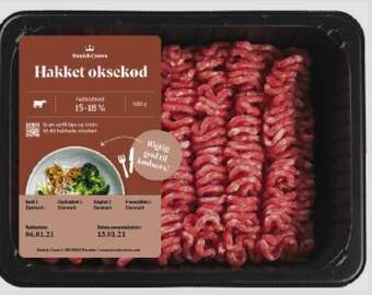 Hk oksekød 15-18%, 500 g