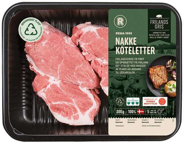 Rema 1000 Nakkekoteletter, 300 g tilbud