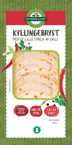 Kyllingebryst m/chili, 100 g