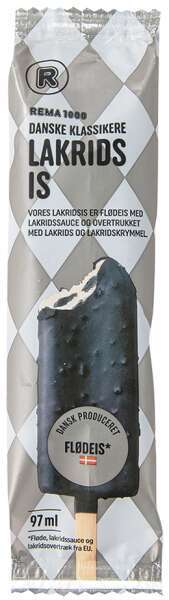 REMA 1000 Lakrids is, 97 ml tilbud