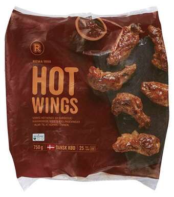 Rema 1000 Hotwings, 750 g tilbud
