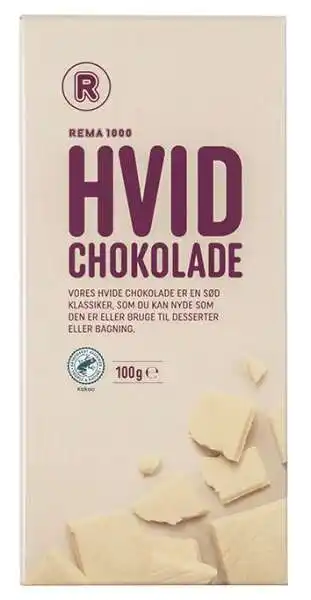 Hvid chokolade, 100 g
