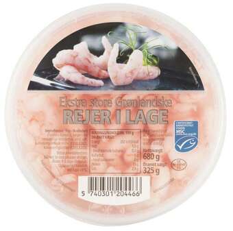 Rema 1000 Rejer i lage, 325 g tilbud