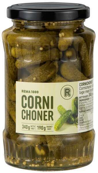REMA 1000 Cornichoner, 190 g tilbud
